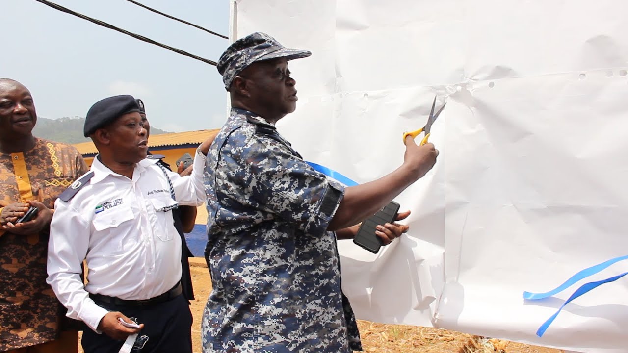 Talk To The Camera - IGP Commission Grafton Police Divisional Headquarter - Sierra Leone