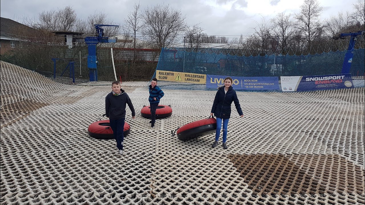 Tubing at Stoke Ski Centre