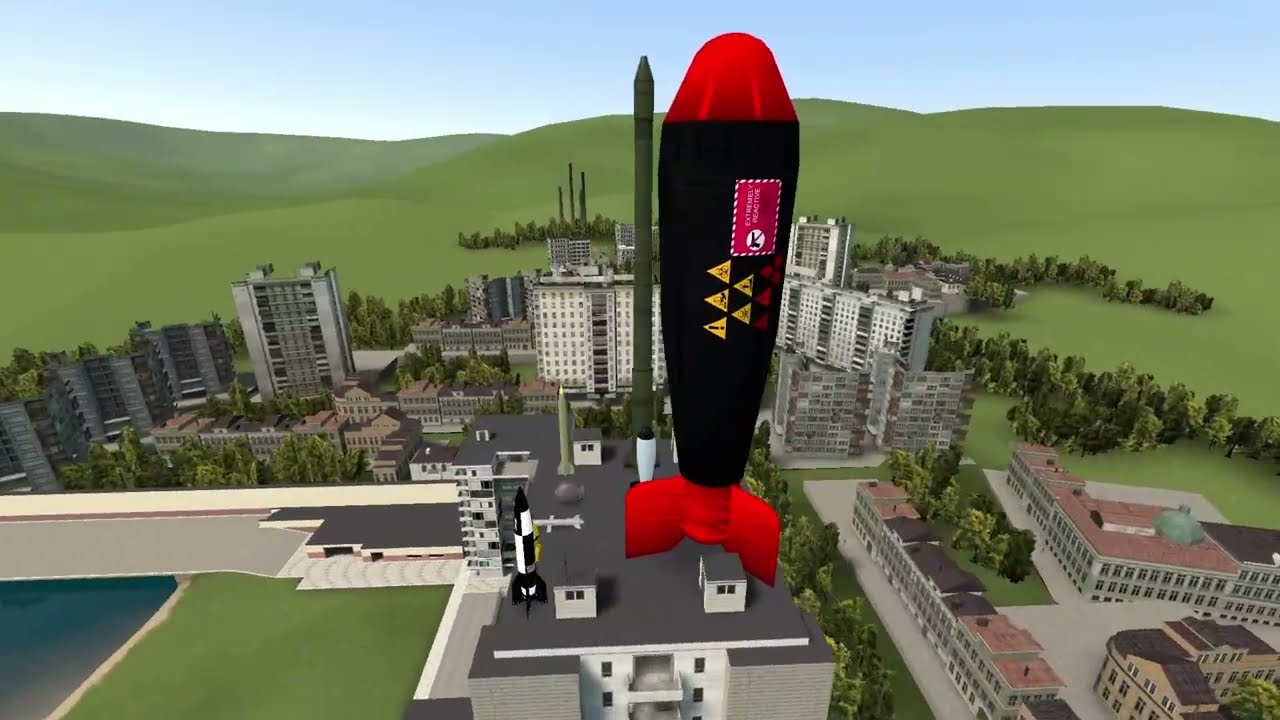 STRONGEST Nuclear Bombs garry`s mod test