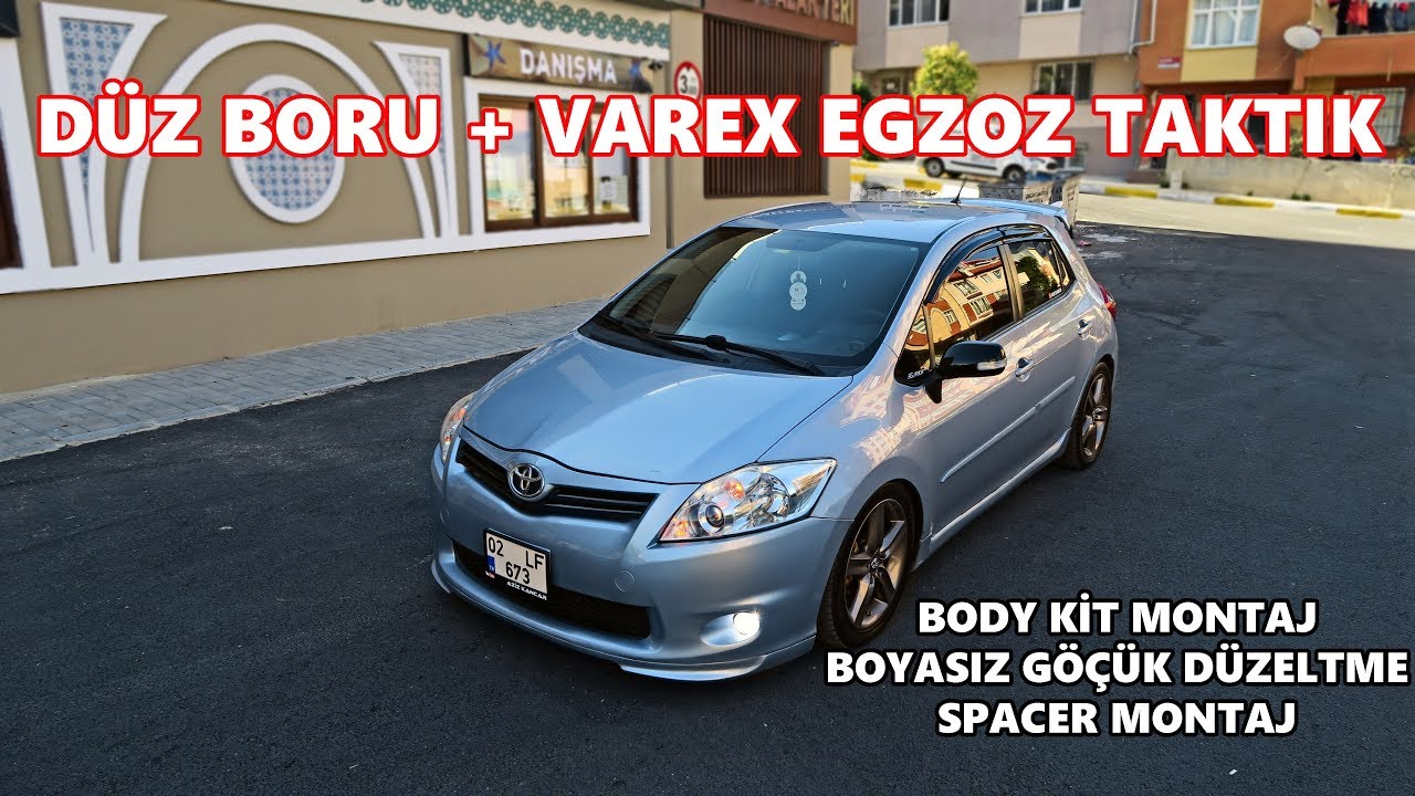 AURİS'E VAREX EGZOZ TAKTIK | BODY KİT MONTAJI | PART 3