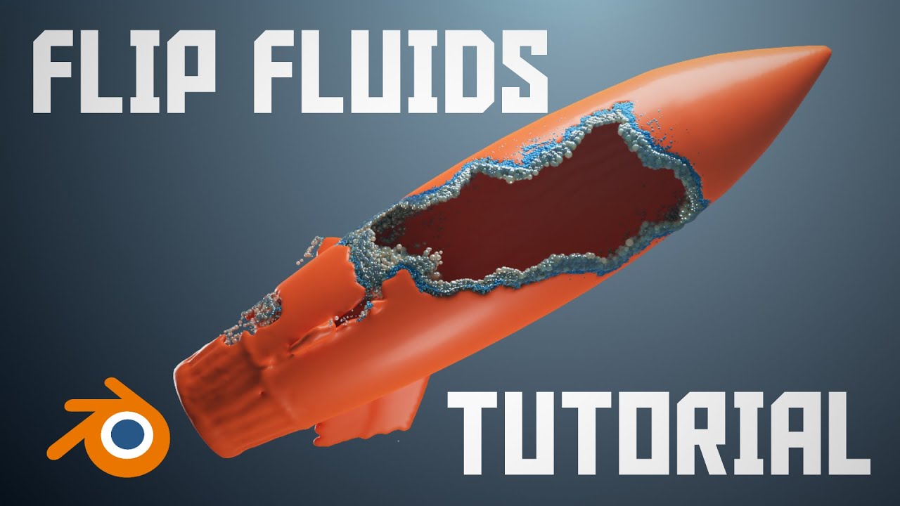 Учебное пособие по Blender FLIP FLUIDS: 3D Fluid Reveal [Blender 3.1+]