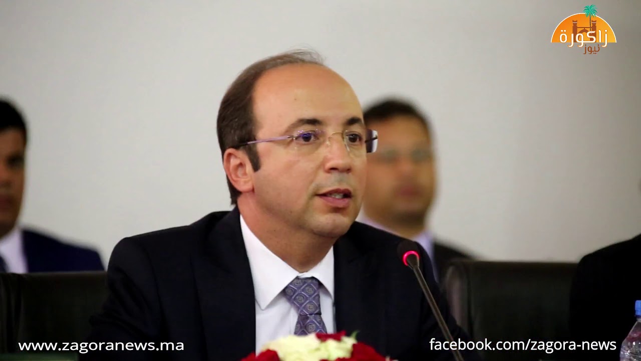 كلمة وزير الصحة خلال تنصيب فؤاد حجي عاملا على إقليم زاكورة