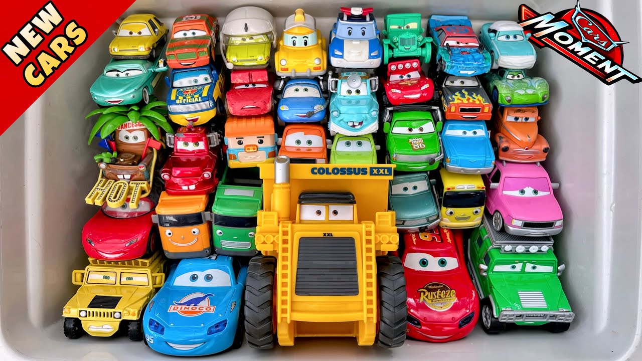 Lot of Disney Pixar Cars Unboxing Review | Lightning Mcqueen Bubble RC Cars | Sliding Cars ASMR