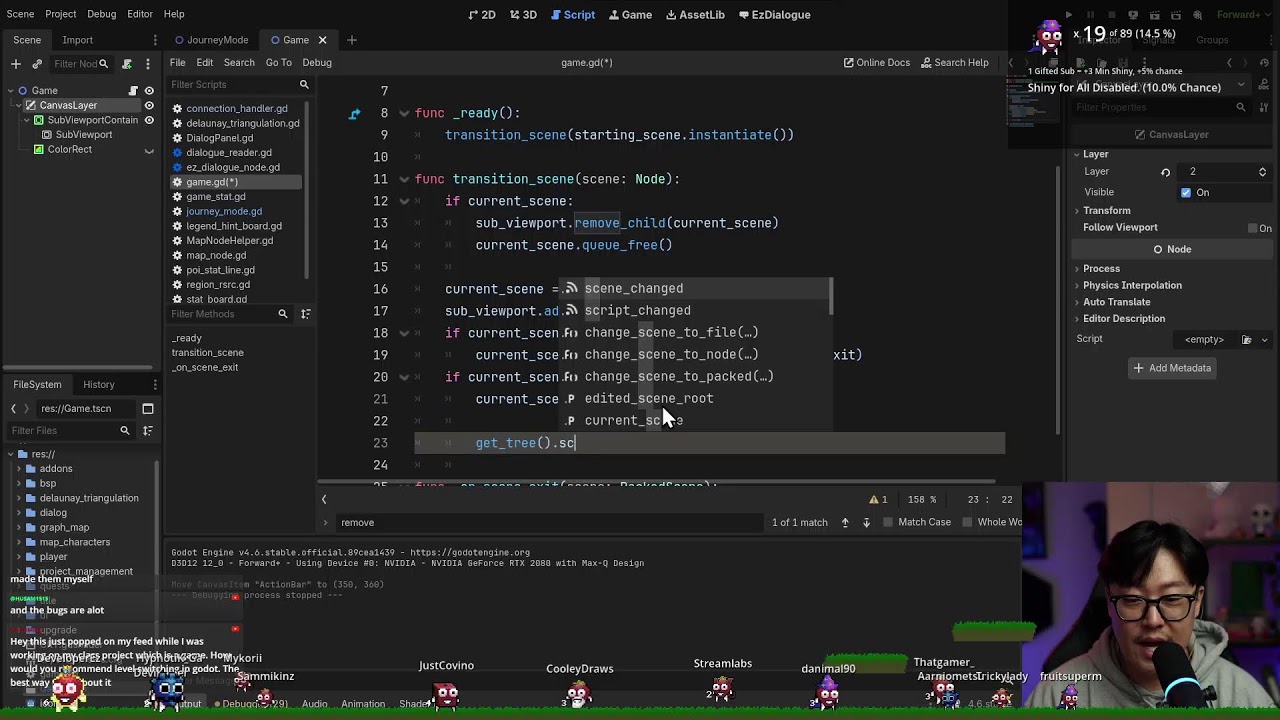 [Live] Indie Game Dev on Godot | Ask Anything | co-work & chat !donation