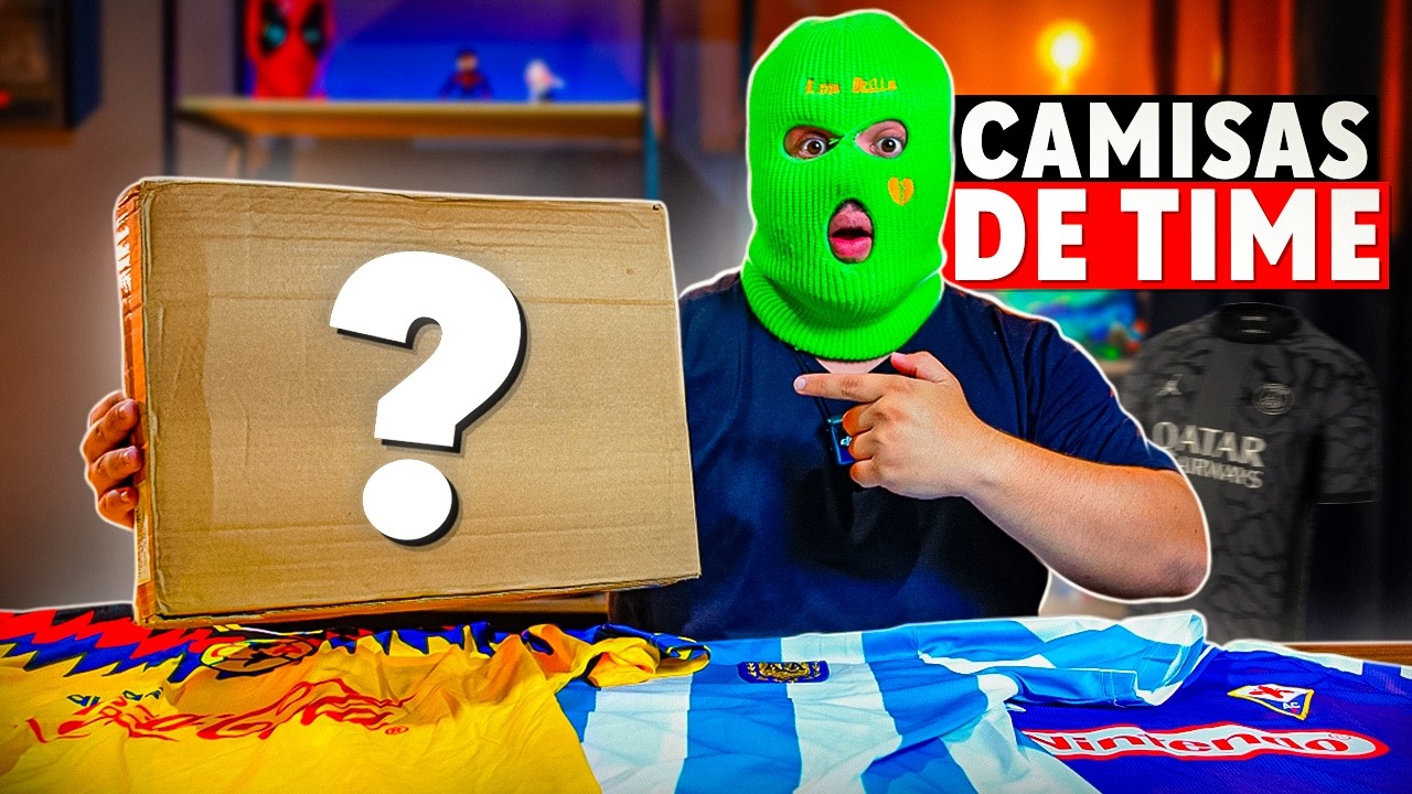 Comprei Camisas de Futebol por Apenas 20 Reais! Vale a Pena?
