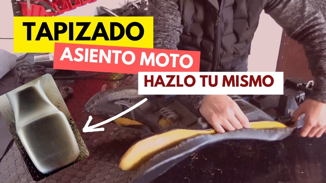 Tapiza tu mismo un asiento de moto #upholstery #tapiceria #viral #tricks