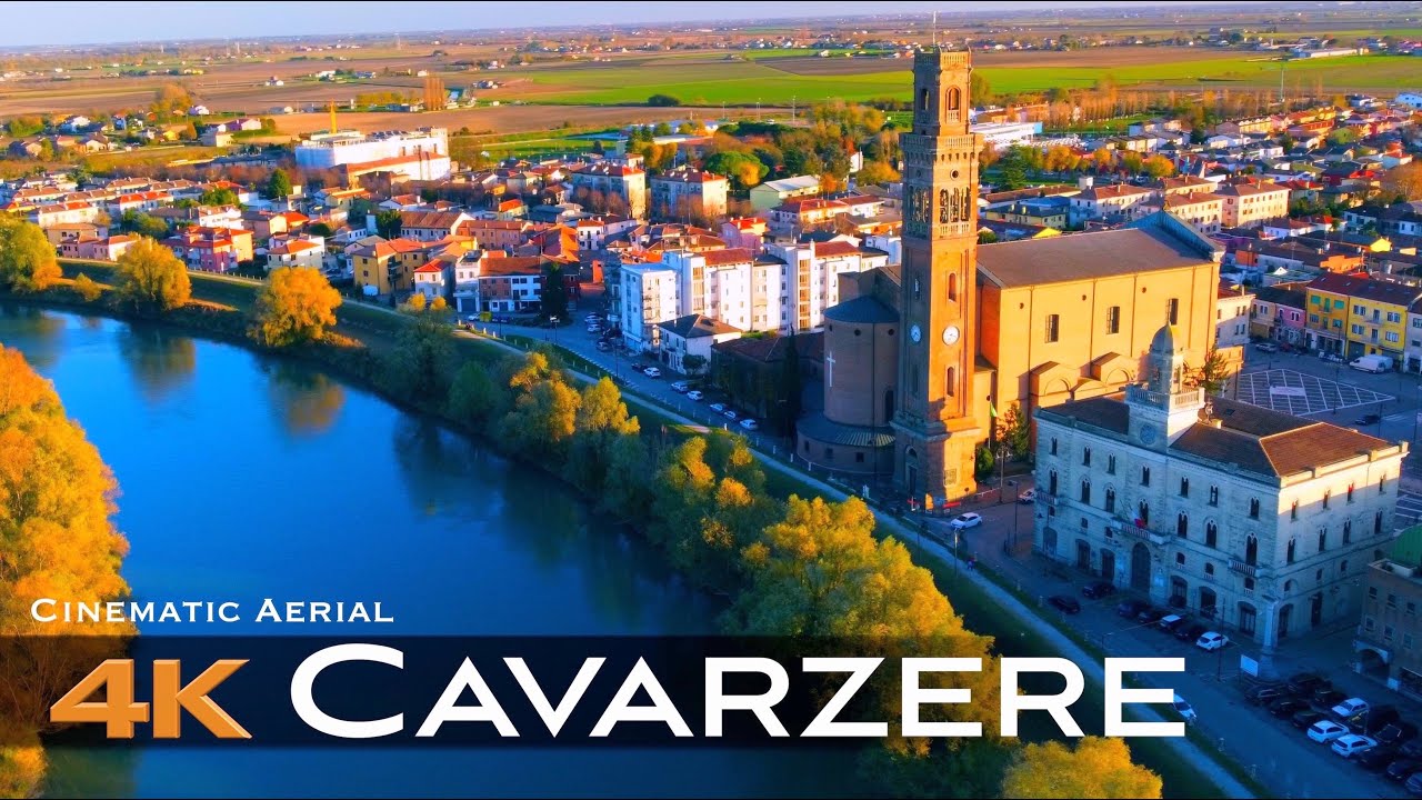 CAVARZERE 🇮🇹 4K Drone | Venice Veneto Italy Italia