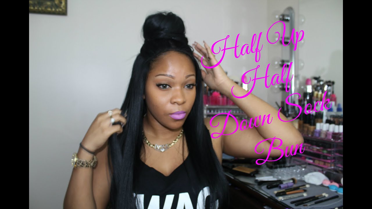 How To: RPGShow Wig High Bun Tutorial | Half Up Half Down Sock Bun