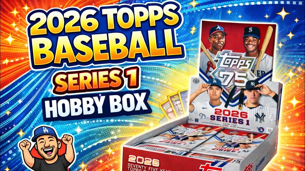 🚨2026 TOPPS BASEBALL SERIES 1 HOBBY BOX🚨