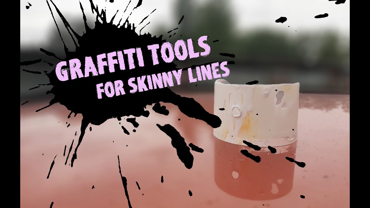 Граффити лайфхак - девайс для тонких линий своими руками / Graffiti lifehack - tool for skinny lines
