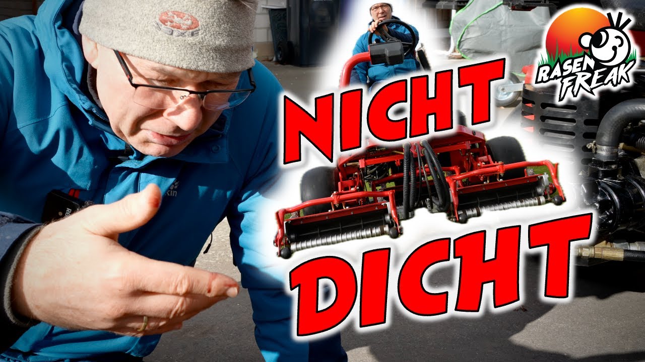 Mein RIESENBABY ist undicht! Wellendichtring Hydraulikpumpe beim TORO Greensmaster 3250 D wechseln.