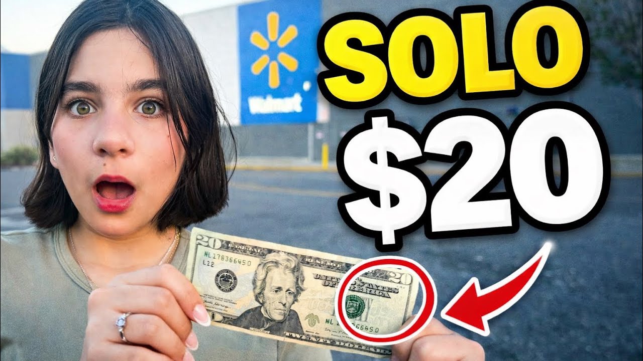 Solo tenía $20 para comprar TODO esto en Walmart 😱