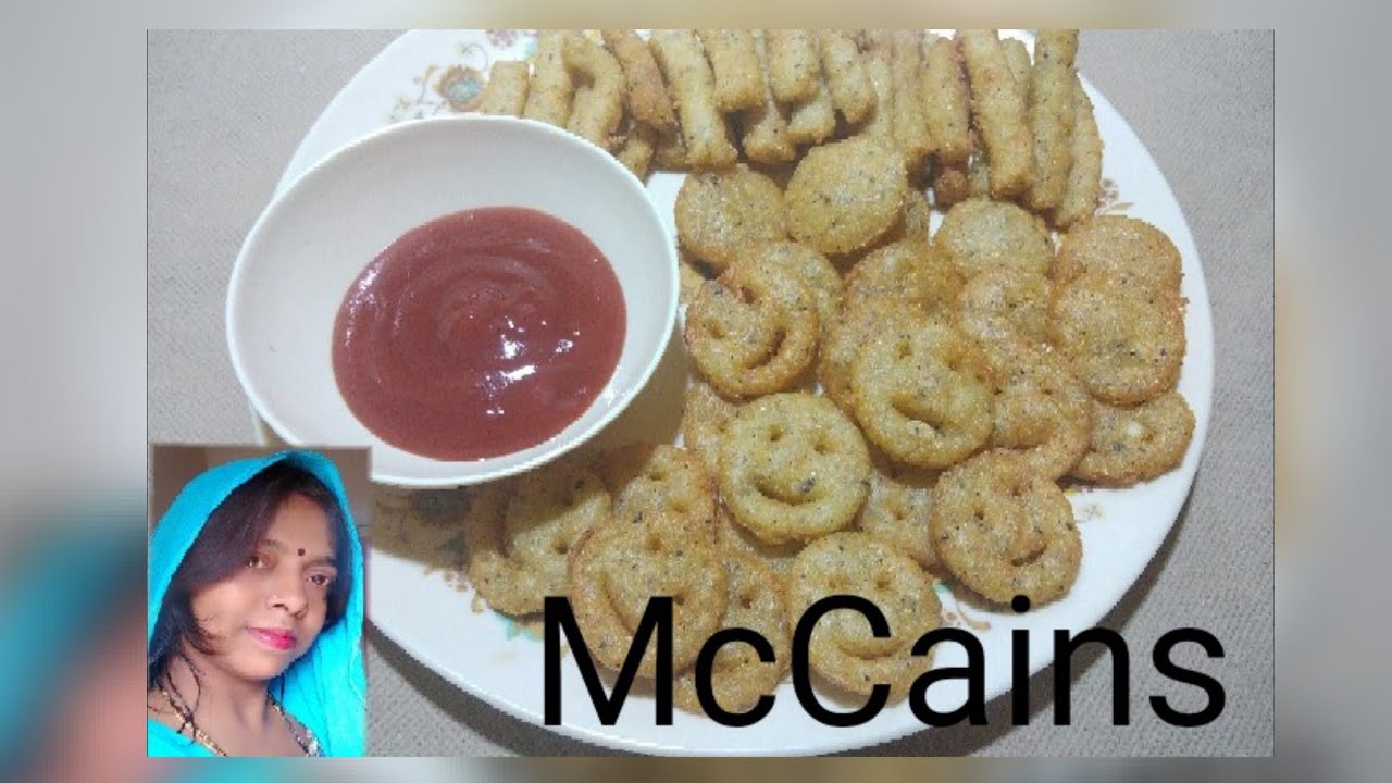 Homemade Smiles Mccain recipe in hindi \ How to make McCain fries at home