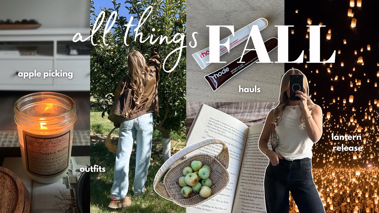 all things FALL 🧡 fall foods, fall outfits & fall activities!