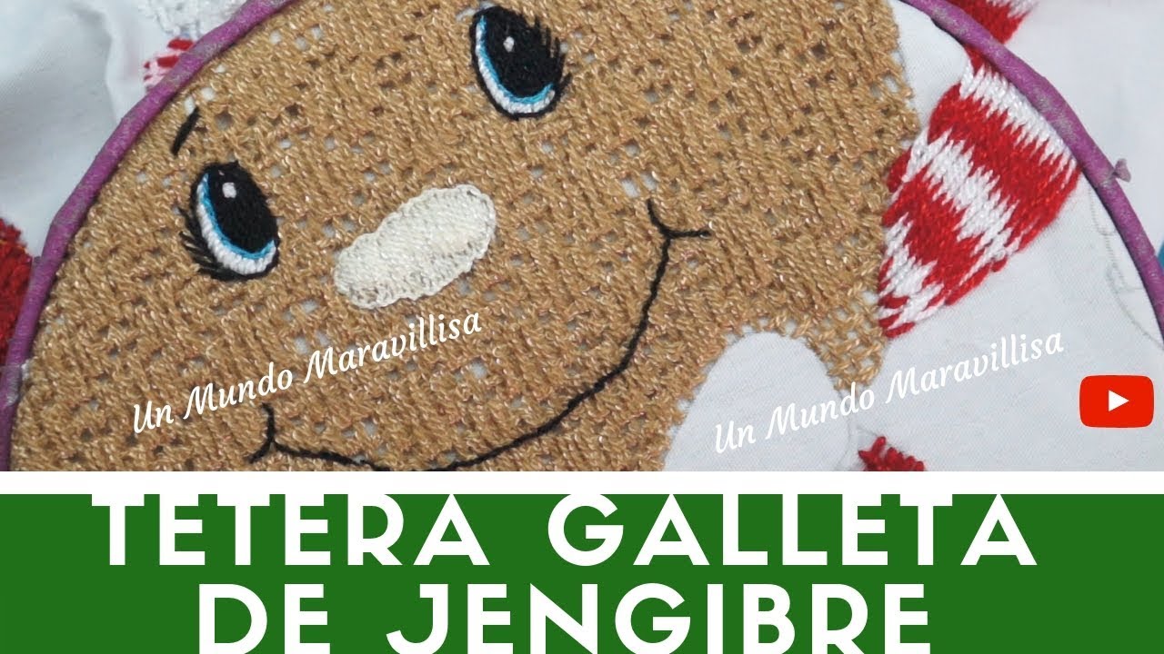 [Puntada Fantasía] Tetera Galleta de Jengibre | Un Mundo Maravillisa