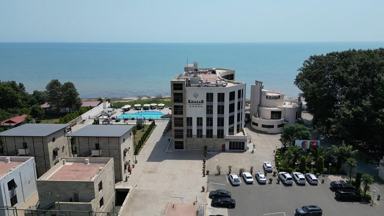 Khazar Palace Lankaran | Breathtaking 4K Drone Tour of Azerbaijan’s Luxury Seaside Gem