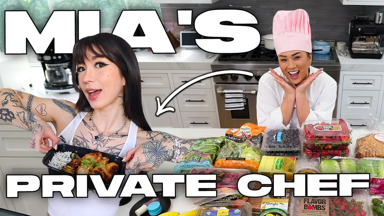 I WAS MY BFF’S PRIVATE CHEF FOR A WEEK!! easy, high protein meals!