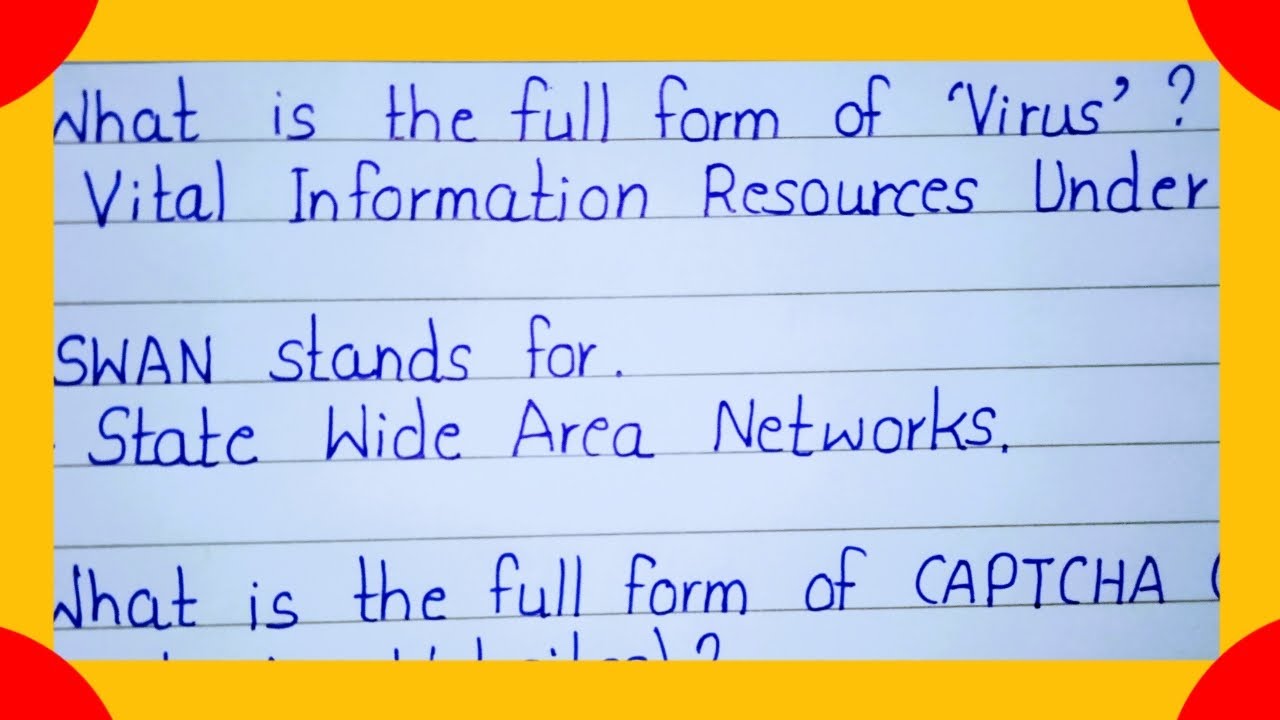 Important Abbreviations for Competitive Exams || Common Use Abbreviations || 
