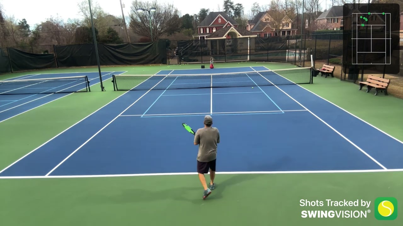 Forehand rebuild - sit, stretch, rip #tennis #highlights 