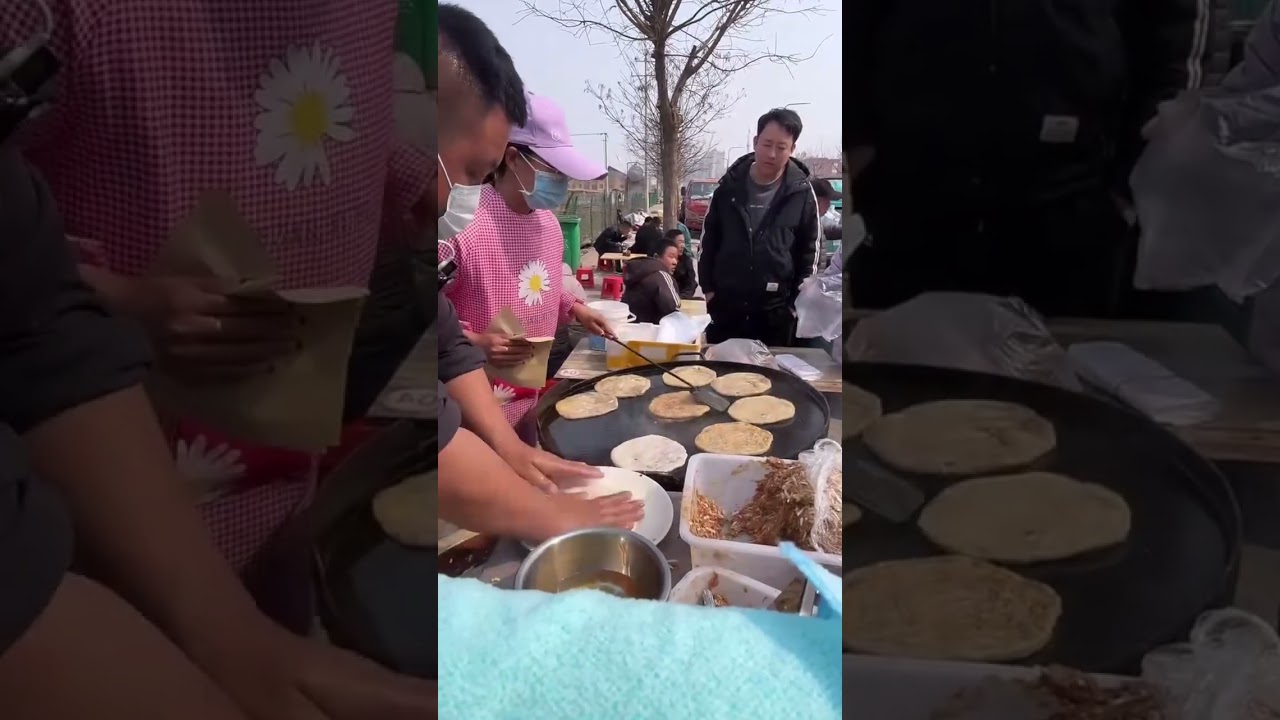 🔴 Live🔴Set up a stall and sell 1,000 scallion pancakes every day!的副本