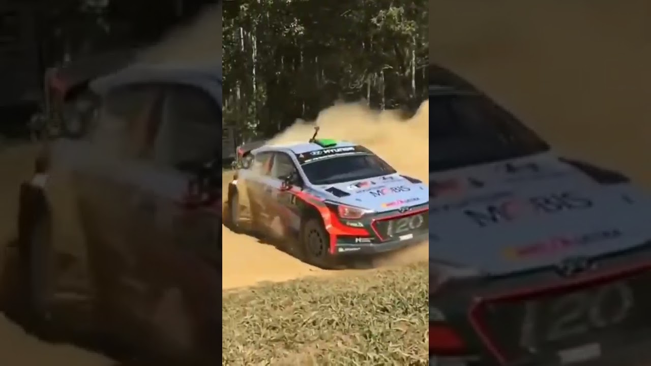 tremenda curva con estilo Hayden Paddon #hyundaimotorsport #rally