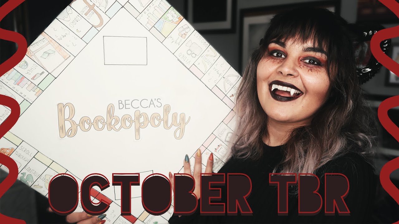 OCTOBER & GOTHTOBER TBR // Becca's Bookopoly #34 // 2021