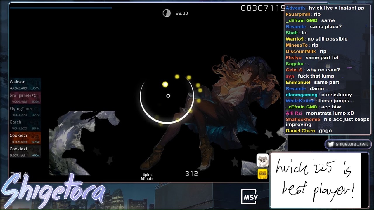Cookiezi | BLUE ENCOUNT - HOPE [SURVIVOR] +HD,HR 99.91% 0x100 1xmiss | 606pp, 821pp if FC | 57.03UR