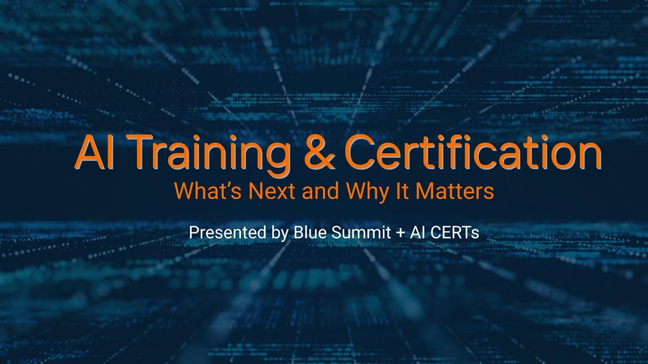 AI Training and Certification: What's Next and Why It Matters