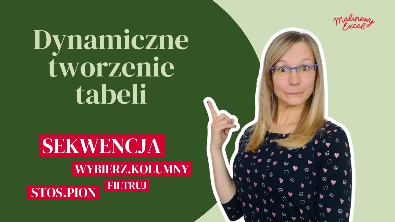 Dynamiczne tworzenie tabeli - funkcje tablicowe