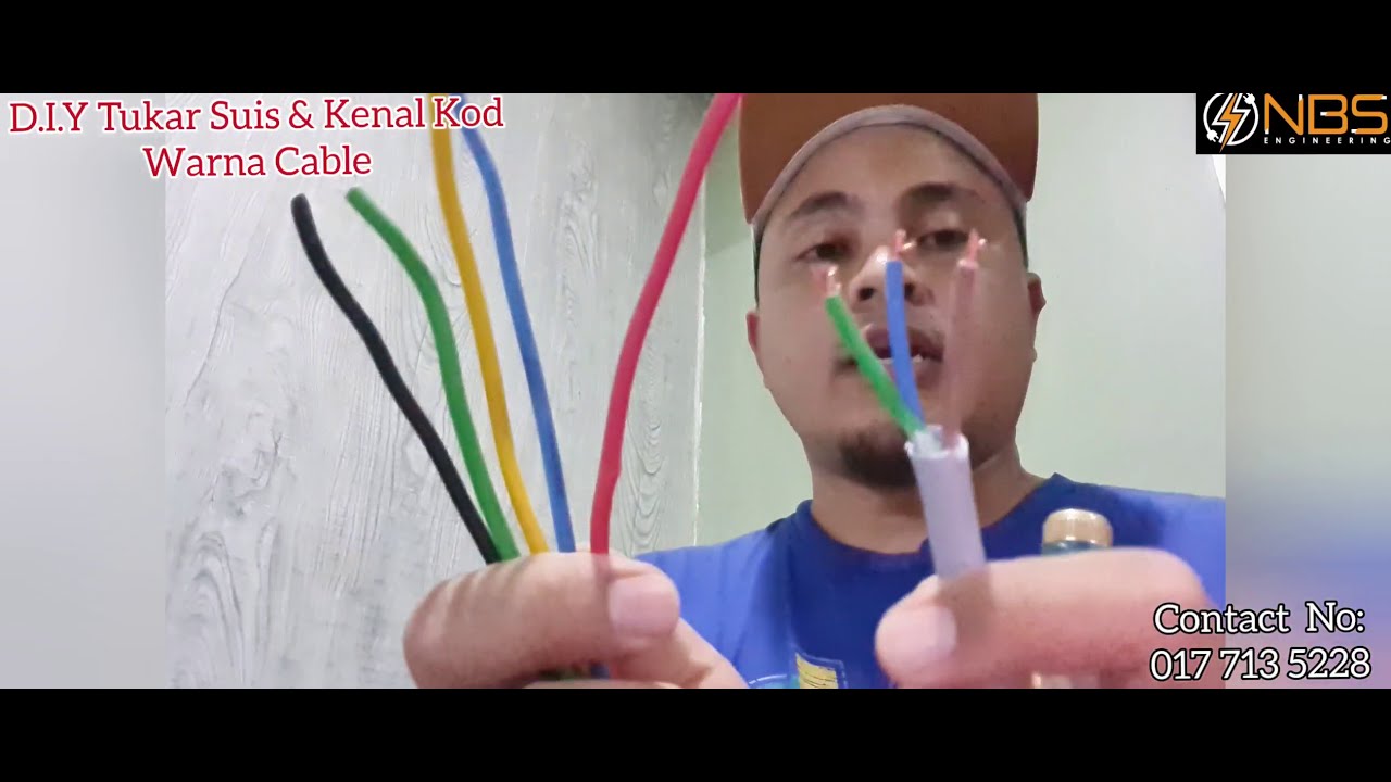 D.I.Y Tukar Suis & Fungsi Warna Cable
