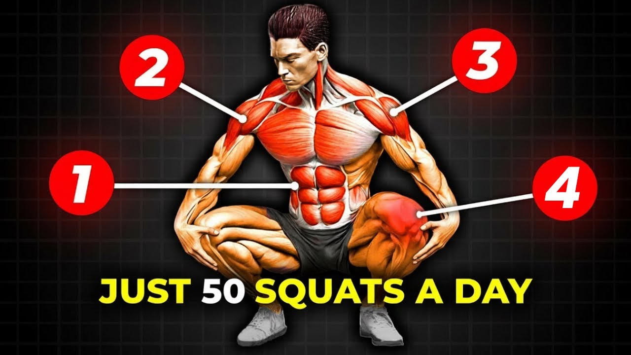 Делаю 50 приседаний каждый день — что происходит 💪🔥