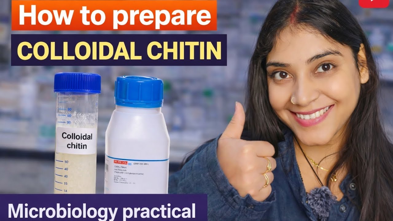 How to prepare colloidal chitin in laboratories| Saini learning Classes #microbiology 