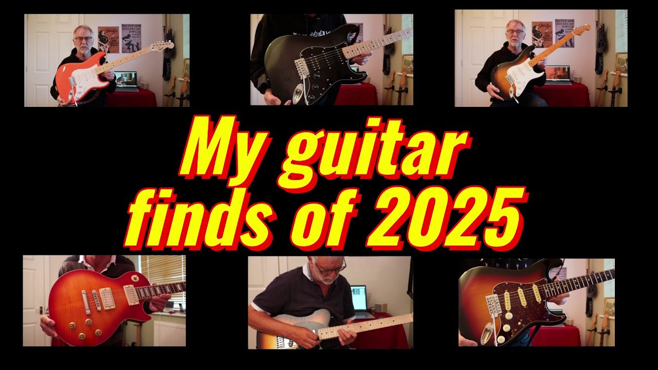 My Guitar finds of 2025, the ones I'm keeping