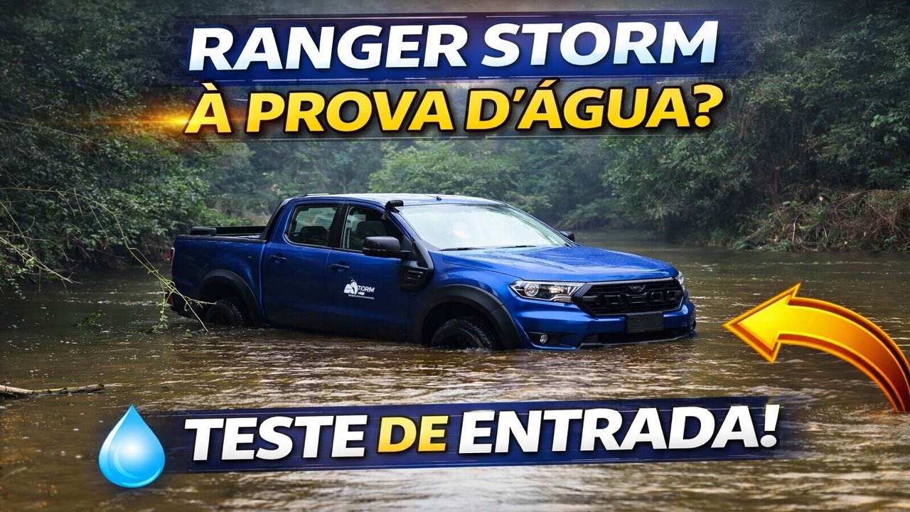 Até quanto a Ranger Storm pode ir na água?