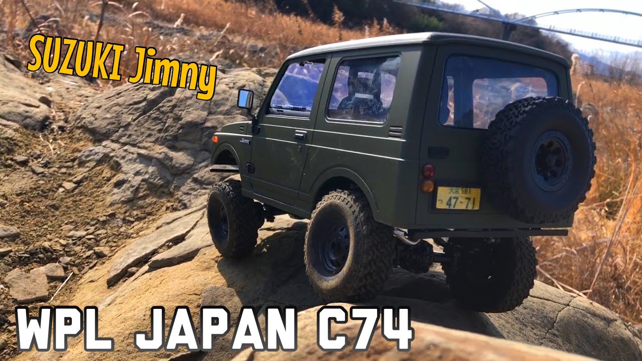 【WPL JAPAN C74】scaleジムニー散歩 川本トレイル 2024.02.04 続🇯🇵