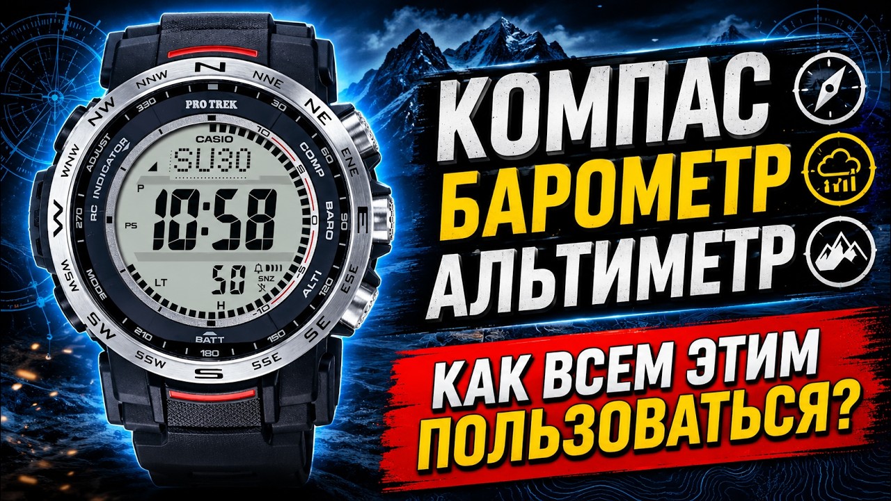 Быстрый гайд по использованию и настройке Casio Pro Trek