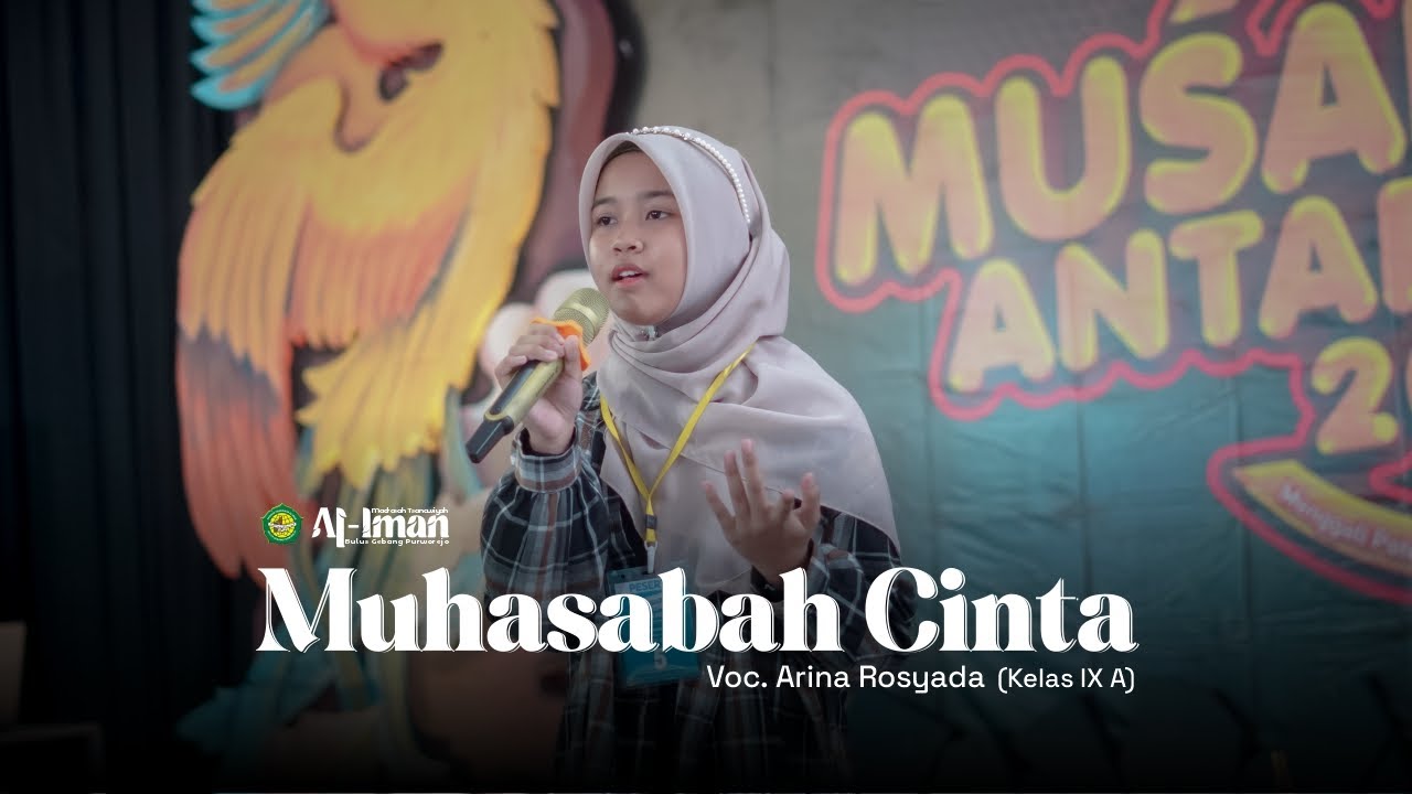 LIVE PERFOMANCE MUHASABAH CINTA || ARINA ROSYADA KELAS IX A