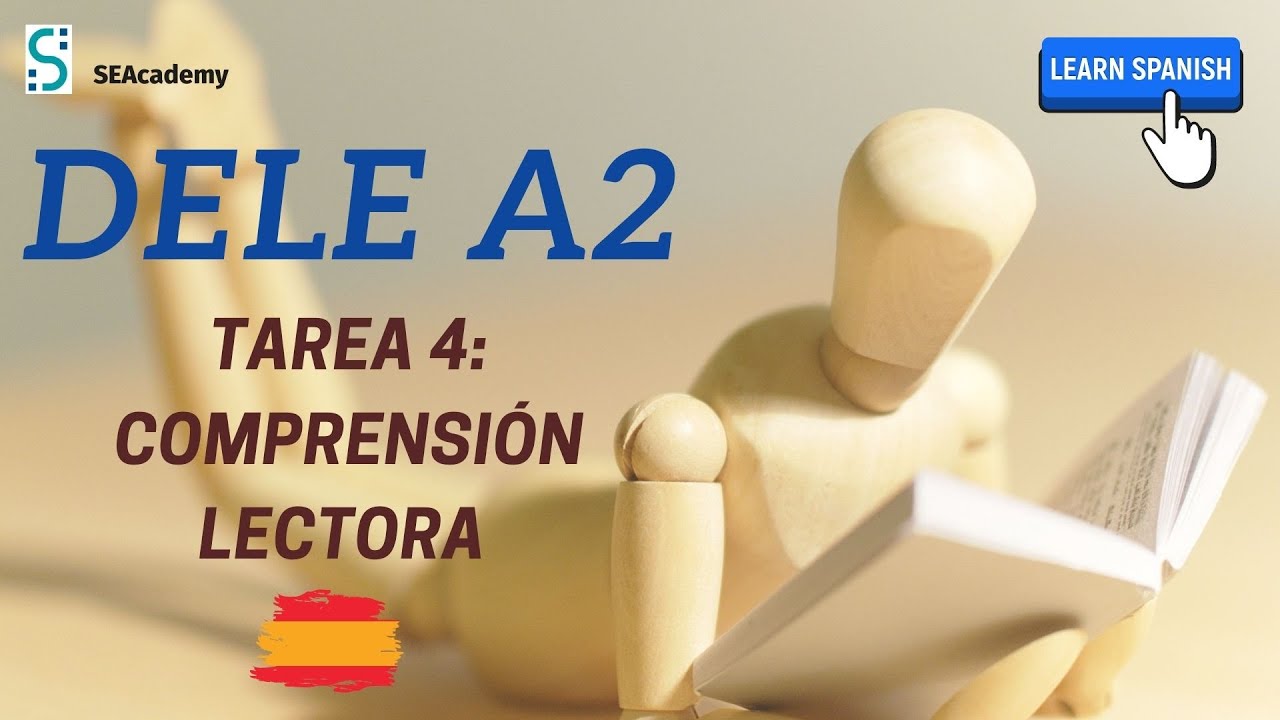 🇪🇸EXAMEN DELE A2🇪🇸:Tarea 4 Comprensión📚 LECTORA/Responde a las preguntas