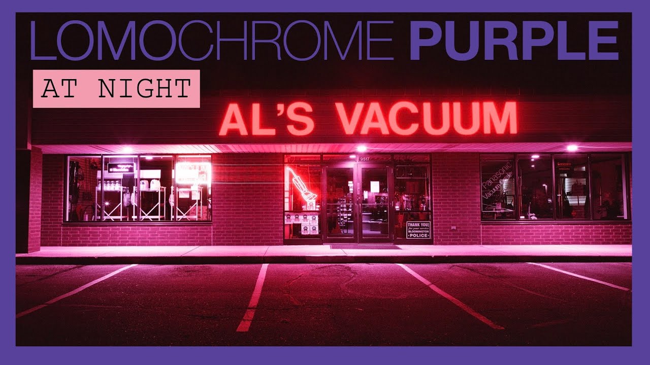 LomoChrome Purple at Night