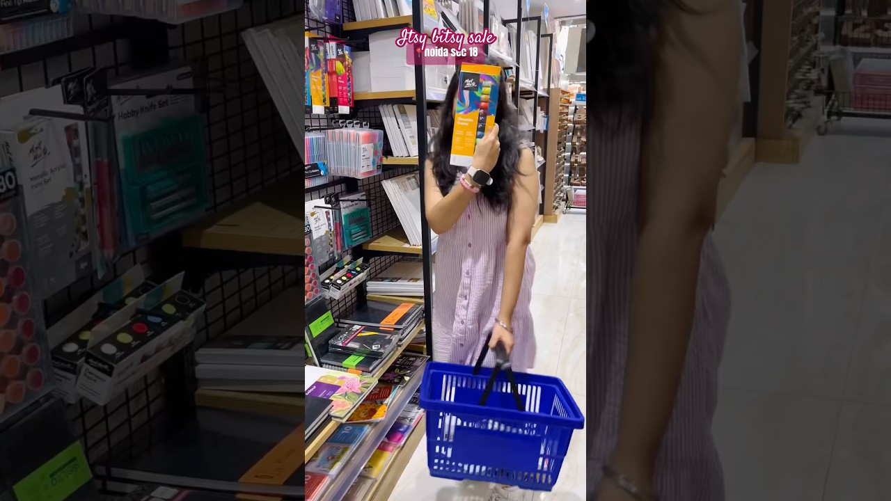 Itsy bitsy art store noida sector 18. (Link in bio) #stationeryhaul #stationery #craft