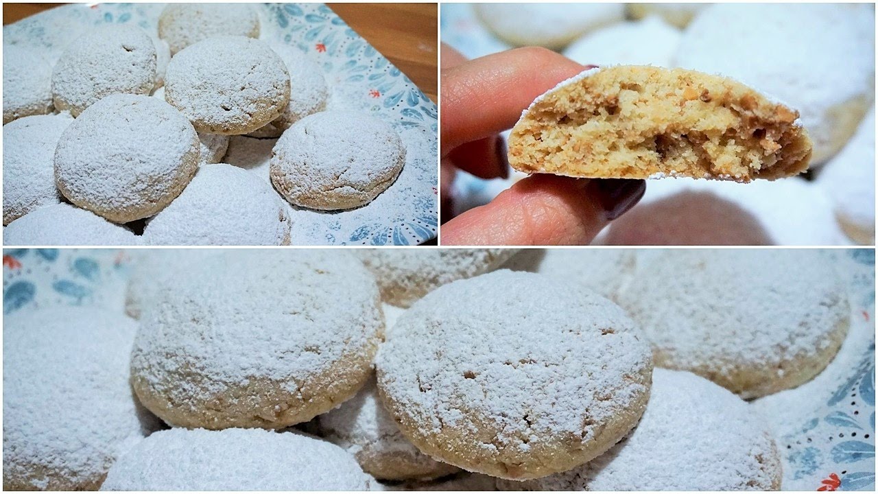 BISCOTTI NATALIZI ALLE MANDORLE (Kourabiedes) - GiAlQuadrato