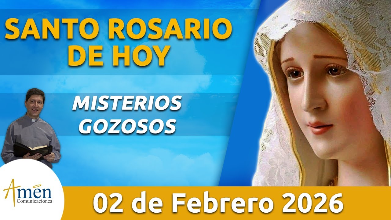 Santo Rosario de Hoy Lunes 2 Febrero de 2026 l Padre Carlos Yepes l Católica l Rosario l Amén