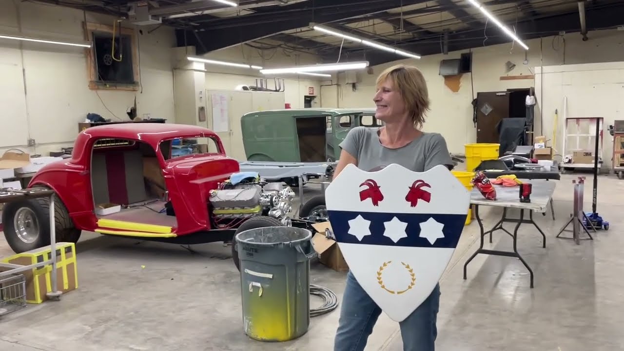 Installing a hinged hood on a 1934 Ford part 4