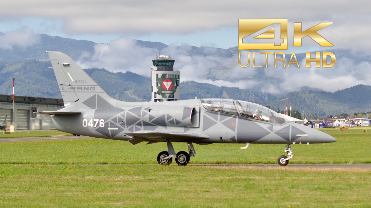 (4K) Aero Vodochody L-39 NG Albatros 0476 departure at Airpower 2022 AirShow Zeltweg LOXZ