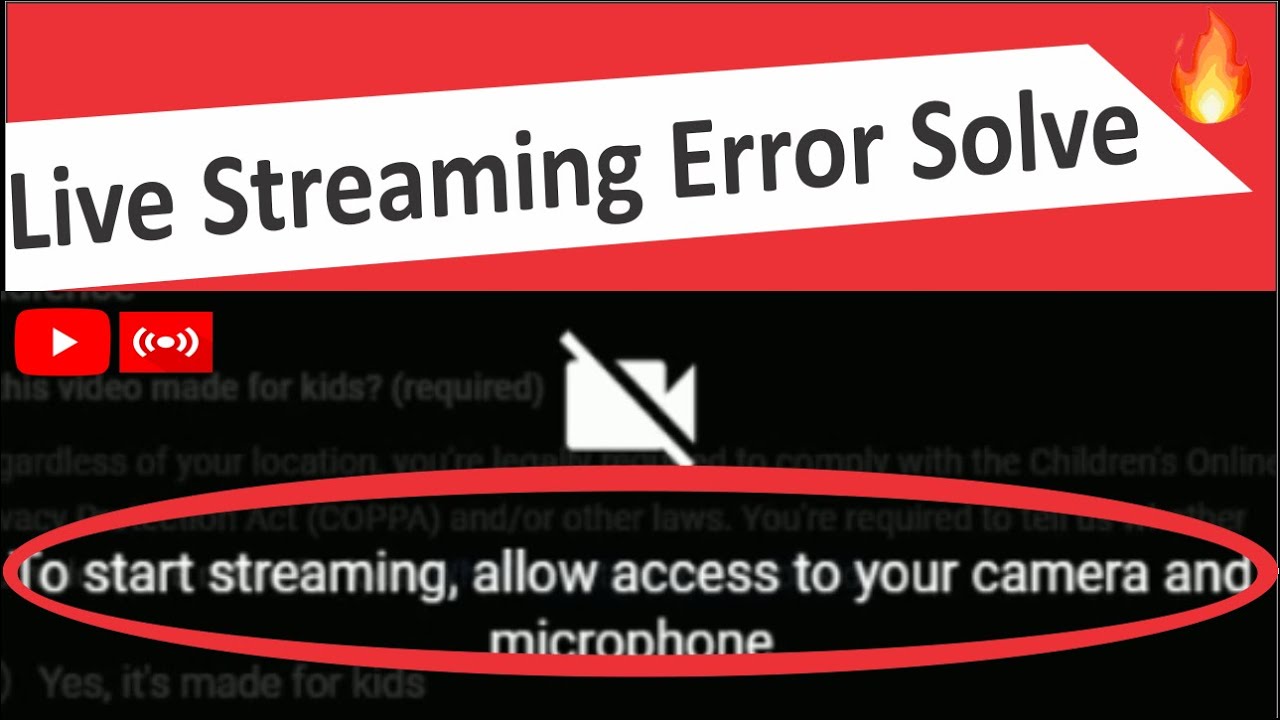How to Allow Your Camera and Microphone on Google Chrome | to start streaming | live streaming error