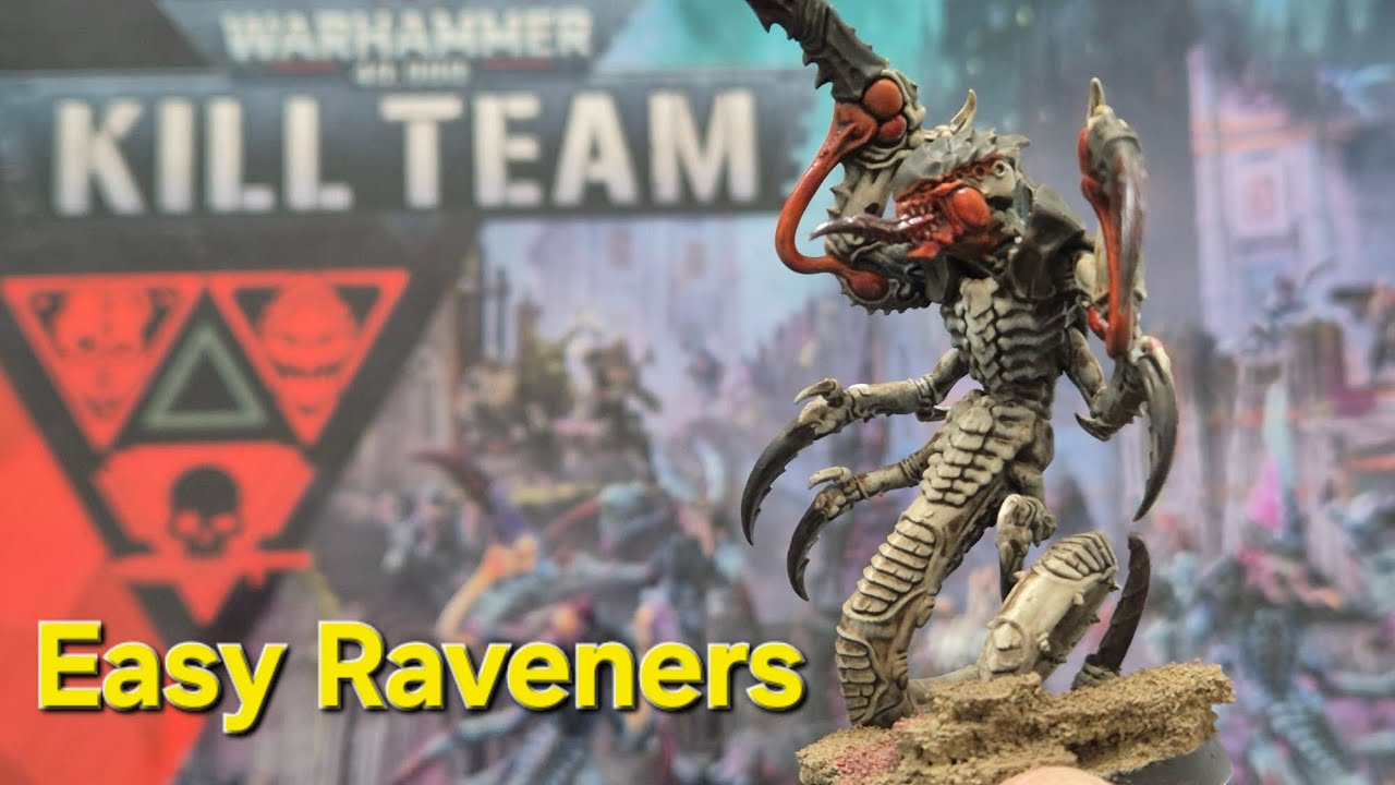 Speed Painting Kill Team Raveners from Typhon for warhammer 40k