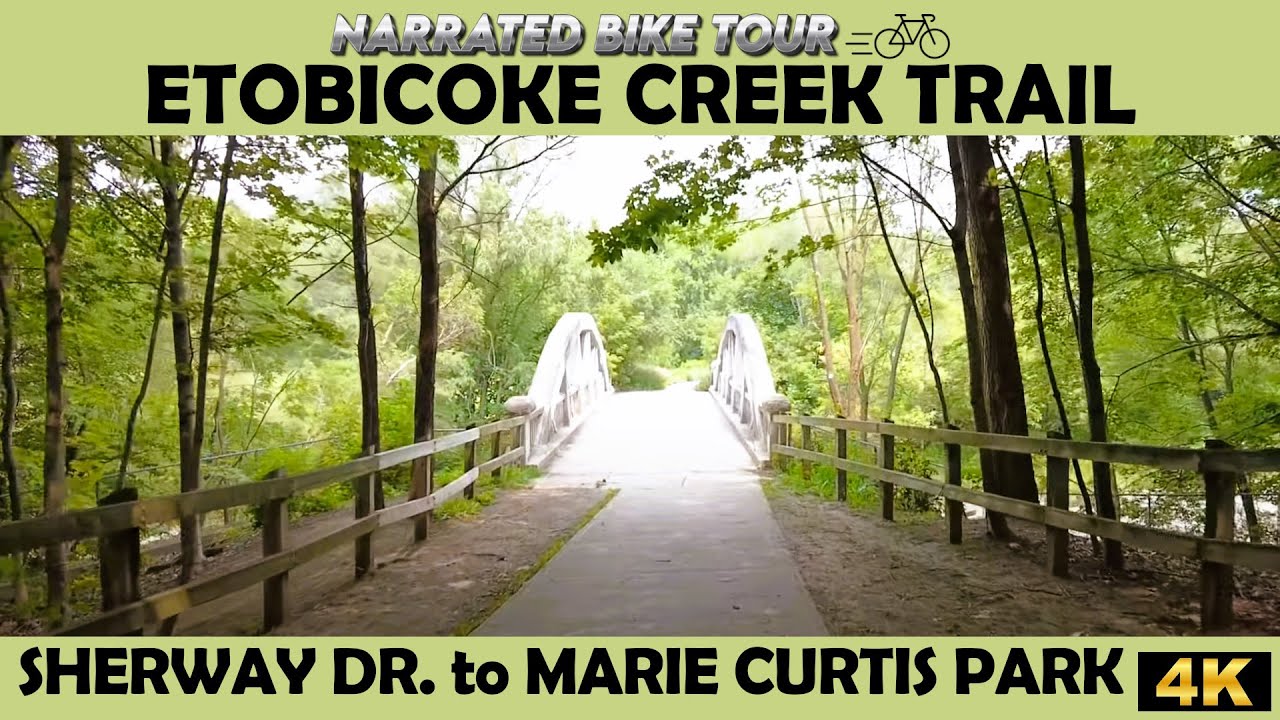 🚴&zwj;♂️ Etobicoke Creek Trail, Ontario 🌳4K Bike Ride🌿