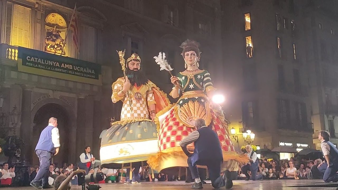 Ball dels gegants de Sta. Maria del Mar al Toc d'Inici 2022