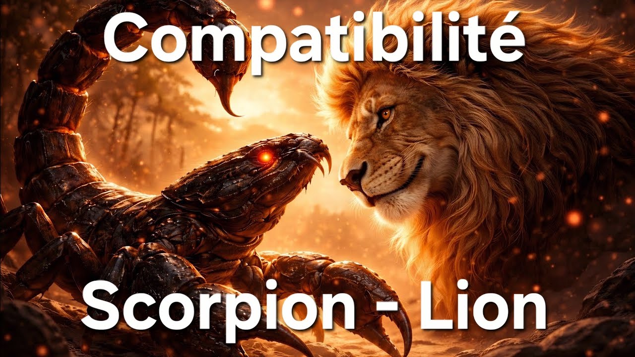 Compatibilité Scorpion - Lion ♏️♌️❤️