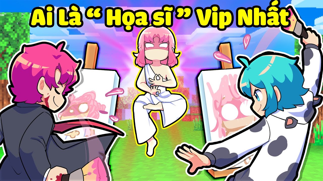 LIỆU YUMMIE VÀ H1H4 AI SẼ LÀ NGƯỜI VẼ XẤU HƠN TRONG MINECRAFT*CUỘC THI AI VẼ XẤU 🤣😅